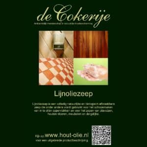 Lijnolie zeep, stenen kruik van 750 ml
